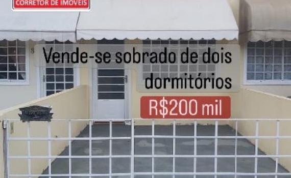  Vende-se sobrado de dois dormitórios 