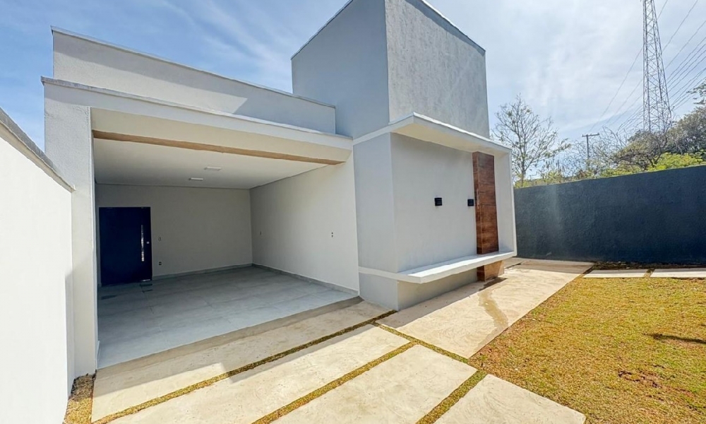 Casa nova recém construída 
